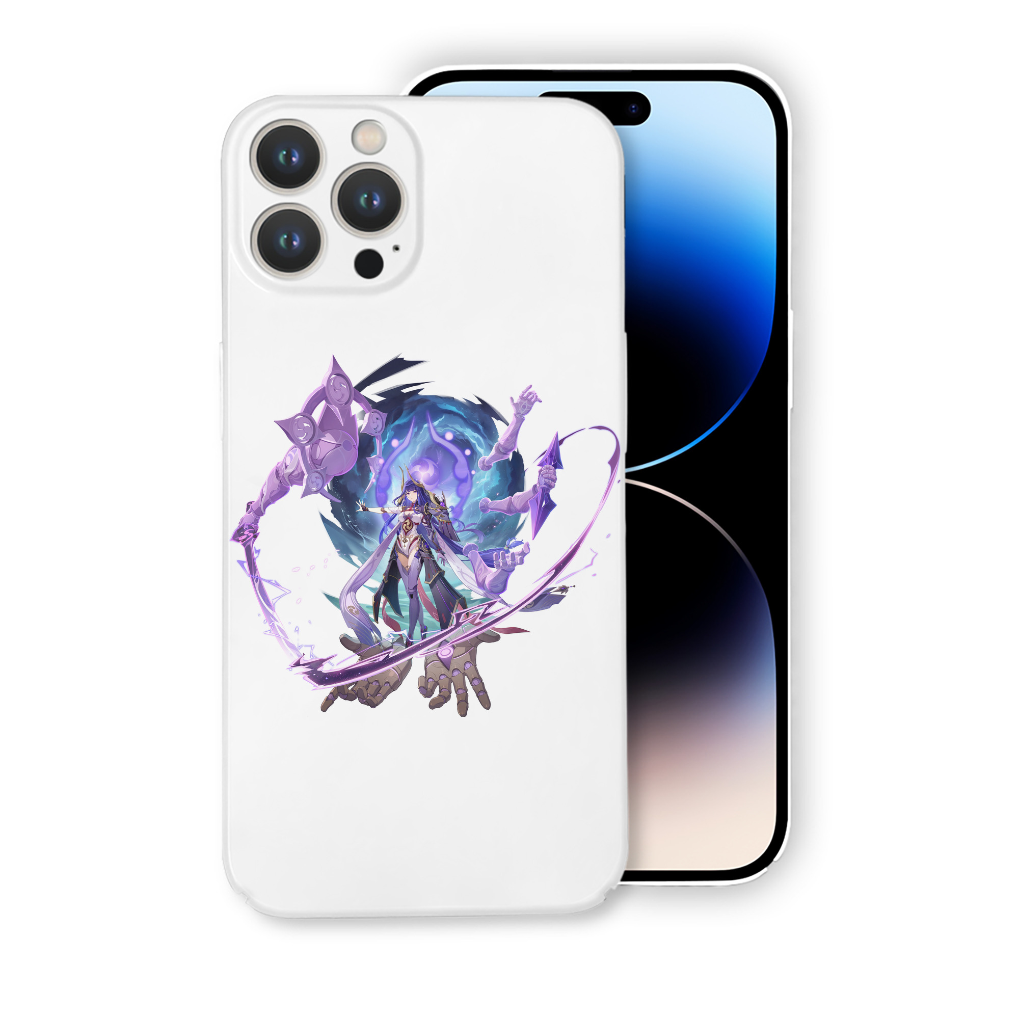 げんし神 雷電将軍 らいでんしょうぐん genshin Raiden Shogun 【iPhone 14シリーズ対応】ハードケース